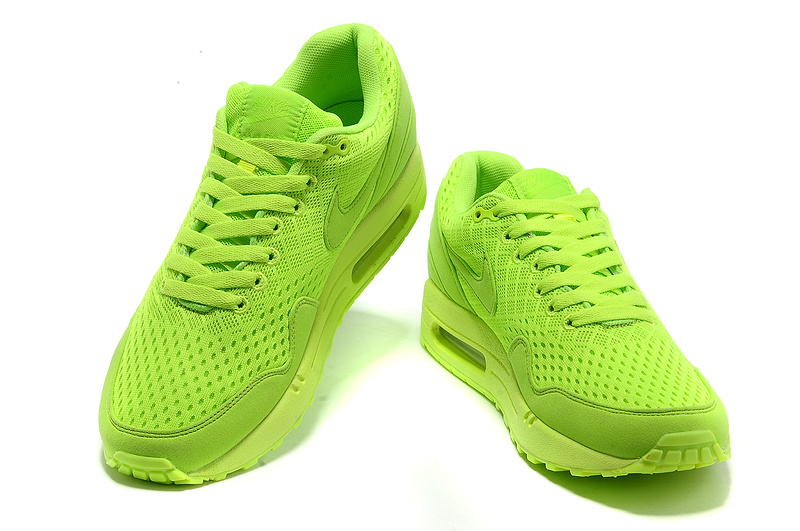 New Men'S Nike Air Max Fluorescent Green